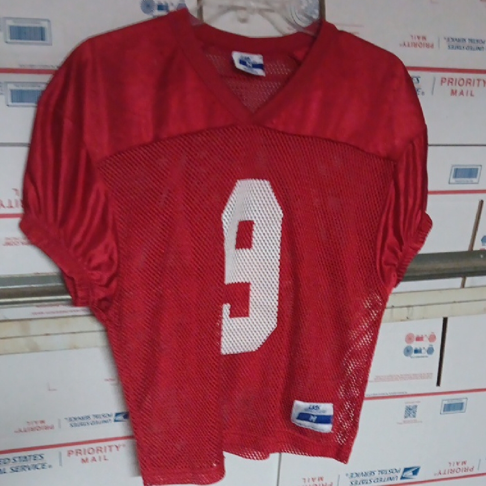 Lids Size M Red Mesh Football Jersey ( SKU 503)